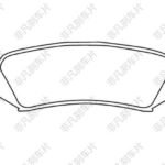 FEIFAN/FF-208/ ODM OEM for Toyot Land Cruiser lexus Lx470 Prado Ceramic Brake Pad D773; D773-7640; FDB1457; GDB3198;