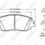 FEIFAN/FF-202/D2076/D2076-9311 Factory New High Quality Ceramic OEM Car Brake Pads System Semi Metal