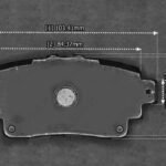 FEIFAN Brand/FF-961/ D2305; D2305-9540; for High Lander XU70 2021- RAV4 V 2018- Front Ceramic Disc Brake Pads SP4449 04466-30360 04466-02430 2058201
