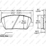 FEIFAN/FF-746/D1413/D1675-8904/D1735/D1735-8960/ D1413-8527/Factory New High Quality Ceramic OEM Car Brake Pads System Semi Metal