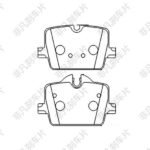 FEIFAN Brake Pad factory for BMW 330d 330i 330Li i3 i4 z4/FF-707/D2221-9461/D2221/ 34206888831 D2221-9461 04466-WAA02