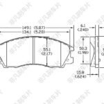 FEIFAN/FF-499/D1713-8938; D1713; FDB1670; GDB3299; Factory New High Quality Ceramic OEM Car Brake Pads System Semi Metal