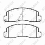 FEIFAN Brand Premium Aramid Ceramic Front Brake Pads FF-218 for TOYOTA COASTER Bus D1550; D1859; D1859-9087;D1550-8759; FDB802; GDB7061;high quality