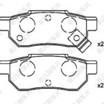 FEIFAN FF-028 - FEIFAN Factory New High Quality Ceramic OEM D364; D364-7233;D564-7443;D564; D374; D374-7233; FDB621; GDB3174; GDB499; GDB499AT; Car Brake Pads System Semi Metal