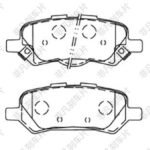 FEIFAN FF-750- Monaer Factory New High Quality Ceramic OEM D1402;D1402-8510; Car Brake Pads System Semi Metal