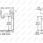 FEIFAN FF-591 Ceramic Disc Front Brake Pads for D1656 D1656-8885;D1372-8484; D1372; D1656; GDB2028; GDB1795; 34212284766 Components Automotive Disc Bmw Front Wheel Wear Performance
