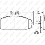FEIFAN FF-946 - FEIFAN Factory New High Quality Ceramic OEM D1958; D1958-9184; FDB1577; GDB3222; GDB4237; GDB3361; Car Brake Pads System Semi Metal
