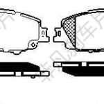 FEIFAN FF-647 -FEIFAN Factory New High Quality Ceramic OEM D2176; D2176-9421; Car Brake Pads System Semi Metal