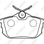 FEIFAN FF-362 - FEIFANBRAKE Factory New High Quality Ceramic OEM  D838-7713; D838; FDB1095; GDB1314; Car Brake Pads System Semi Metal